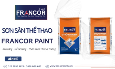Sơn sân thể thao FRANCOR PAINT – Bền vững dưới mọi điều kiện thời tiết