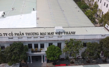 Sơn chống nóng nhà máy may Việt Thành - Bến Tre
