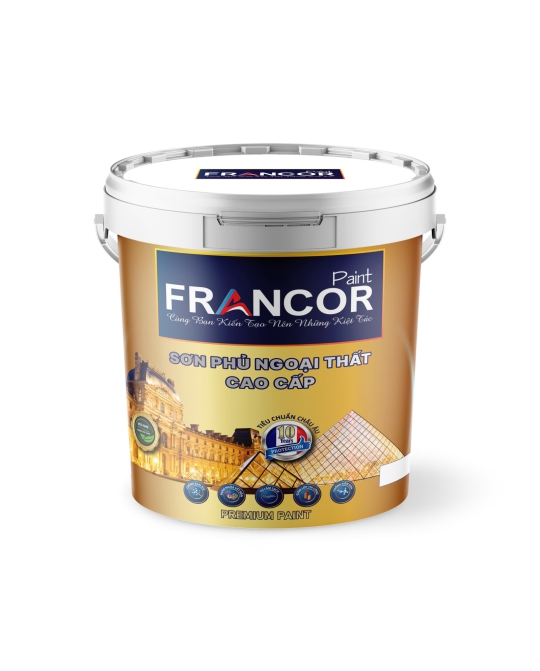 Francor High Shield - Sơn phủ ngoại thất cao cấp bóng