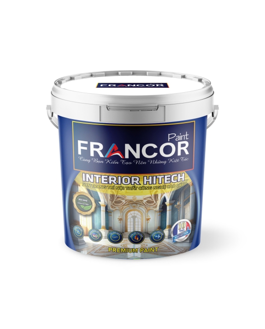 Francor SilkSheen - Sơn phủ nội thất cao cấp bóng